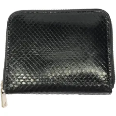 値下げ Hender Sheme レザー 二つ折り財布 黒 全国通販】Hender Scheme
