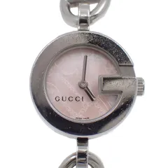 ⭐【美品希少レアモデル】グッチ107ブレスレット腕時計(新品電池稼働品) GUCCI グッチ 107 G チャーム ブレスレット 腕時計 GP/GP