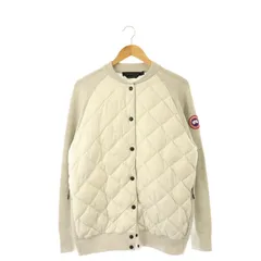 カナダグース CANADA GOOSE ハイブリッジ キルテッド ニット ボンバー ジャケット 切替 L グレー /MF ■OSのサムネイル