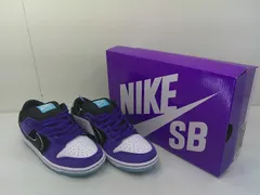 s25g-192kk【中古】NIKE SB ナイキ エスビー　DUNK LOW PRO ダンク ロー プロ　Hayley Wilson ヘイリー・ウィルソン　スニーカー　タトゥー　パープル　HJ0513-500　24.5cm
