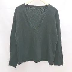 ◇ titivate ティティベイト Vネック 無地 長袖 ニット サイズM ブラック レディース E  【1303290021441】