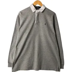 古着 ラルフローレン Ralph Lauren POLO by Ralph Lauren 長袖 ラガーシャツ メンズL相当/eaa544073