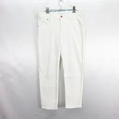 エドウィン EDWIN ジャージーズ JERSEYS RE03A デニム ジーンズ ボトムス アンクル テーパード ストレッチ M ホワイト ※EKM