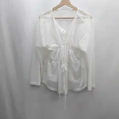 ◇ ⊂ Φ CIAOPANIC TYPY チャオパニックティピー シースルー 長袖 シャツ サイズF ホワイト系 レディース E  【1501160034168】