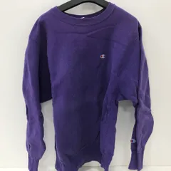 07w17408 Champion チャンピオン　Reverse weave リバースウェーブ　トレーナー　Lサイズ　パープル　ヴィンテージ  スウェット  【中古品】