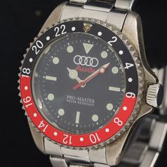 稼働品 Audi PRO-MASTER アウディ プロマスター GMT 腕時計 - メルカリ