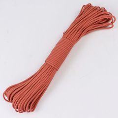 【アウトレット品】パラコード　4mm×30m コーラルレッド A