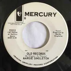 米7” Margie Singleton Old Records / How Do You Celebrate Goodbye 72213PROMO Mercury /00080