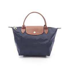 ロンシャン Longchamp トートバッグ ル プリアージュ オリジナル S L1621089P68 ネイビー キャンバス レザー ル プリアージュ オリジナル S トップハンドバッグ レディース