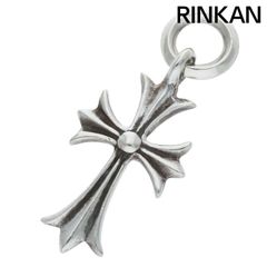 クロムハーツ  TINY CH CROSS/タイニーCHクロス チャーム/シルバーネックレストップ メンズ