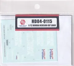 ホビーデザイン HD04-0115 1/12 ホンダ NSR500 89' ロゴ デカール