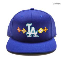 【Los Angeles】EMPIRE LA SNAPBACK CAP【BLUE】 (通販 キャップ 帽子 スナップバック ベースボールキャップ ロゴ LA)