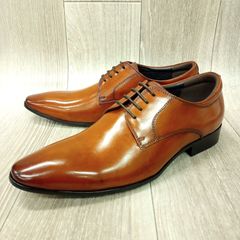 【ラスト1】本革ビジネスシューズ◆プレーン◆サイズ43(26.5) 紳士革靴