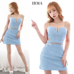 【IRMA / イルマ】ショルダーチェーン シアーレース セットアップドレス sugar シュガー