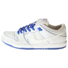 NIKE SB (ナイキエスビー) DUNK LOW PRO PRM SB ダンクロー ポースリン ローカットスニーカー ホワイト/ブルー US10.5/28.5cm CJ6884-100