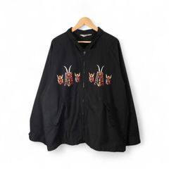 TENDERLOIN SWING TOP PIQUE MSK JACKET BLACK サイズL テンダーロイン