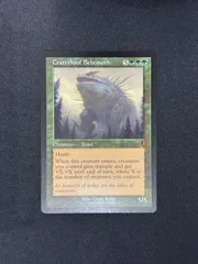 MTG 孔蹄のビヒモス 旧枠 Foil 日本語版 Foil】(480)□旧枠□《孔蹄のビヒモス/Craterhoof Behemoth