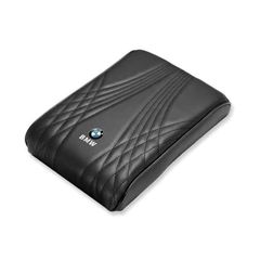 ◆BMW◆ブラック◆車 アームレストマット コンソールボックスパッド 形状記憶 肘置きカバー 収納ボックスマット 革製 高めパッド