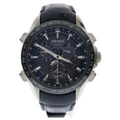 SEIKO (セイコー) ASTRON アストロン ソーラー ステンレス 腕時計 ブラック/シルバー 8X82-0AB-1