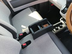 N BOX JF5/JF6(23/10～）　フロントセンターカップホルダー　　レザーブラック　オールブラック　カップ四角