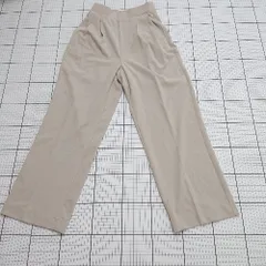 ◇ Θ 美品 アルマデザイン シンプル系 テーパードパンツ サイズM ベージュ系 レディース E  【1508060016614】