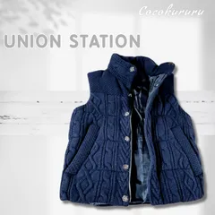 UNION STATION 02ユニオンステーションベスト　サイズ:L　送料無料　即日発送　ショップをフォローでお得なクーポン発行してます！