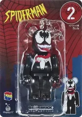 【中古】トレーディングフィギュア BE＠RBRICK-ベアブリック- ヴェノム 「Happyくじ BE＠RBRICK MARVEL『SPIDER-MAN』」 ベアブリック賞