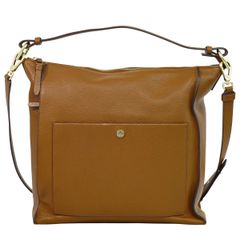 本物 コールハーン COLE HAAN レザー 2WAY ショルダーバッグ ハンドバッグ ポシェット ブラウン バッグ 中古 【フォロー割】