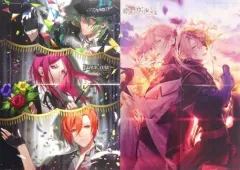 【中古】ポスター 両面B3ポスター(四つ折) リンドウ＆マイカ＆メノウ/シアン・ブロフィワーズ＆イヴ 「ブラックスター -Theater Starless-/終遠のヴィルシュ -ErroR：salvation-」 B’s-LOG 2021年8月号付録