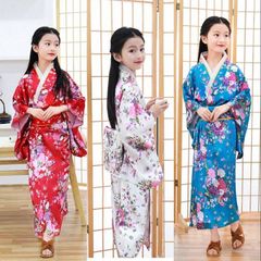女の子 浴衣 ワンピース浴衣   女児 子供   120cm 130cm 140cm 150cm  ワンピース浴衣 ドレス  子供 ベビー キッズ 夏 祭り 和柄 浴衣  子供 キッズ 女の子  おしゃれ 可愛い どもゆかた ワンピース qianyixz01