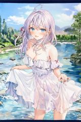 [중고] 태피스트리 [단품] 알리사 미하이로브나 쿠조(아랴) B2W 스웨이드 태피스트리 [가끔 보소와 러시아어로 데레하는 옆 아리아 씨 모모코 화집 멜론 북스 한정판] 동봉 특전