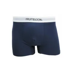 FRUIT OF THE LOOM フルーツオブザルーム NAVY コットン ボクサーパンツ 無地 シンプル メンズ ブランド 下着 パンツ インナー プレゼント ギフト 彼氏 男性 大人
