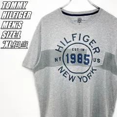 【US古着】TOMMY HILFIGER　トミーヒルフィガー　プリントTシャツ　メンズ　サイズ表記L　XL相当　グレー