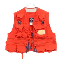 早い者勝ち」80s Columbia フィッシングベスト M 赤