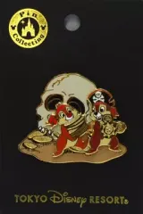 【中古】バッジ・ピンズ(キャラクター) チップ＆デール(海賊/ドクロ) ピンズ 「チップとデール」 東京ディズニーリゾート限定