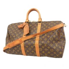 ルイ・ヴィトン(Louis Vuitton) ルイ・ヴィトン ボストンバッグ モノグラム キーポルバンドリエール45 M41418 ブラウンメンズ レディース