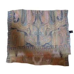 RE192 ETRO エトロ シルクストール スカーフ ペイズリー柄 シルク100%