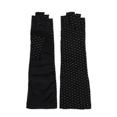 【新品未開封】 アームカバー ショート アームカバー スマホ uv 手袋 滑り止め UVカット メッシュ レディース ドット ドライブ UV対策 指切り 紫外線対策 セミロング グッズ UV手袋 春 接触冷感 夏 [GlovesDEPO]