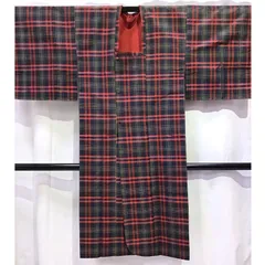 和装道中着・道行コート・雨コート・紺系地・No.200701-1391・梱包サイズ60