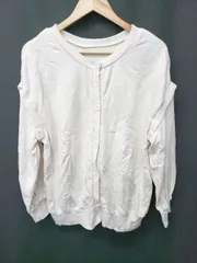 ◇ Θ AZUL BY MOUSSY スウェット 長袖 カーディガン サイズF ホワイト レディース E  【1506110000095】