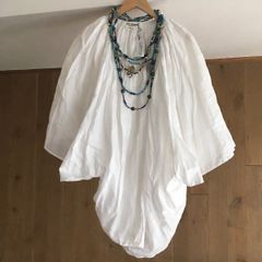 INDUBITABLY　西ひろみ　泥染め　カディコットンブラウス INDUBITABLY 西ひろみ 泥染め カディコットンブラウス - メルカリ