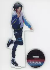 【中古】アクリルスタンド・アクリルパネル うるか Crazy Raccoonビッグアクリルスタンド 「Crazy Raccoon×GiGOキャンペーン」