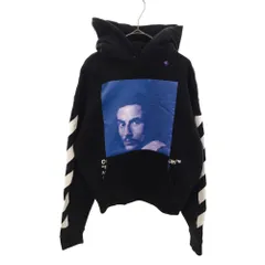 OFF-WHITE (オフホワイト) 18AW Diagonal Bernini Over Hoodie ダイアゴナルベルニーニプリントスウェットプルオーバーパーカー OMBB037F18192011 ブラックのサムネイル