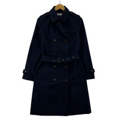 NATURAL BEAUTY BASIC ナチュラルビューティーベーシック   ベルト付きトレンチコート sizeM/ネイビー