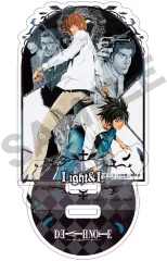 【中古】アクリルスタンド・アクリルパネル 夜神月＆L ジオラマアクリルスタンド 「DEATH NOTE」