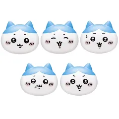 【中古】スクイーズ 全5種セット 「ちいかわ おかおのスクイーズ ハチワレ」