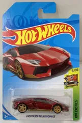 MATTEL HOTWHEELS HW EXOTICS 6/10 スーパートレジャーハント AVENTADOR MIURA HOMAGE/レッドxゴールドメタ FKB50