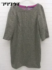 ◇ martinique マルティニーク 七分袖 膝丈 ワンピース ブラウン系 レディース 【中古】 【1002801136642】のサムネイル