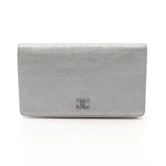 シャネル CHANEL 二つ折り長財布 マトラッセ ココマーク レザー マトラッセ 二つ折り長財布 レディース Used Bのサムネイル