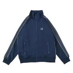 ニードルズトラックジャケットネイビーオレンジ バブルスリーブ